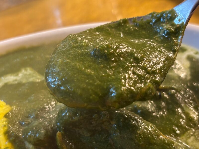 ほうれん草チキンカレー